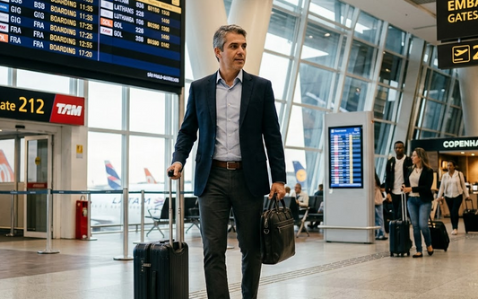 Rotina de autocuidado masculino em viagem: o básico que cabe na mochila