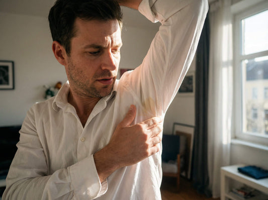 Desodorante masculino que não mancha a roupa: o que sua camisa está tentando te dizer