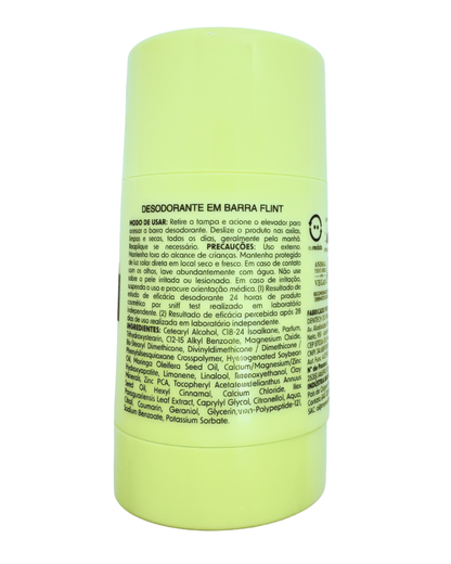 Desodorante em Barra - Fragrância FLINT 50g