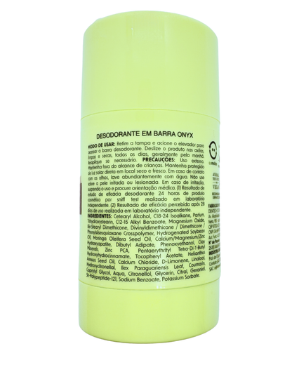 Desodorante em Barra - Fragrância ONYX 50g