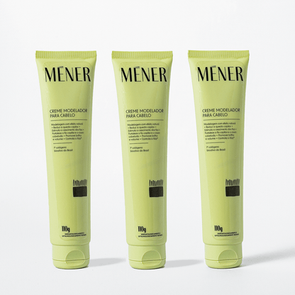 Creme Modelador de Cabelo MÉNER - 110g - Compre 3 e Economize!