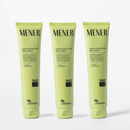 Creme Modelador de Cabelo MÉNER - 110g - Compre 3 e Economize!
