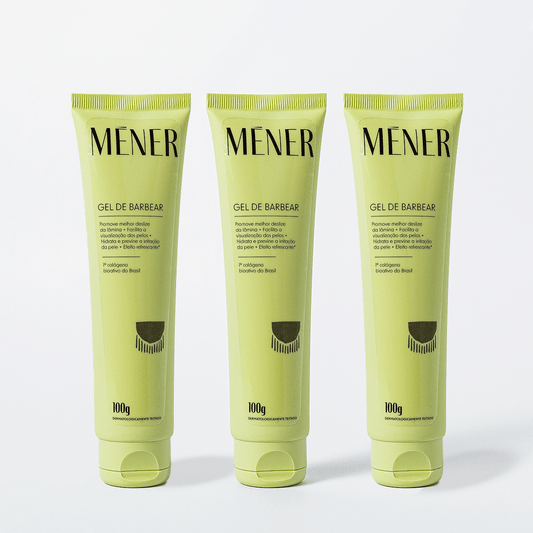 Gel de Barbear MÉNER - 100g - Compre 3 e Economize!