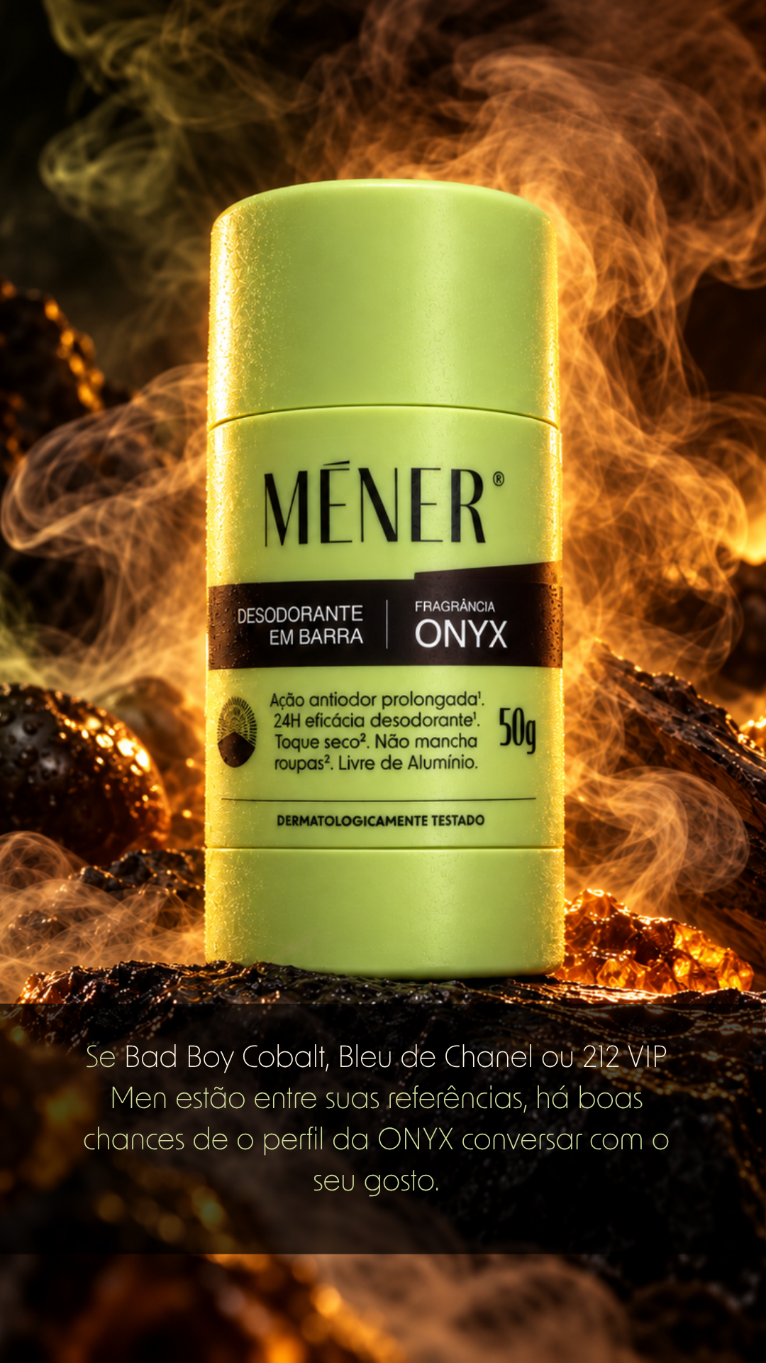 Desodorante em Barra - Fragrância ONYX 50g