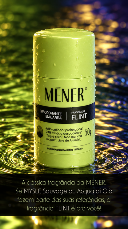 Desodorante em Barra - Fragrância FLINT 50g