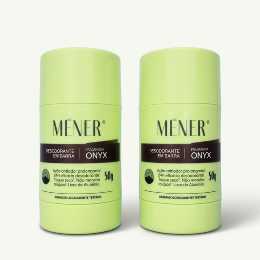 Dupla MÉNER com dois desodorantes ONYX de 50 g