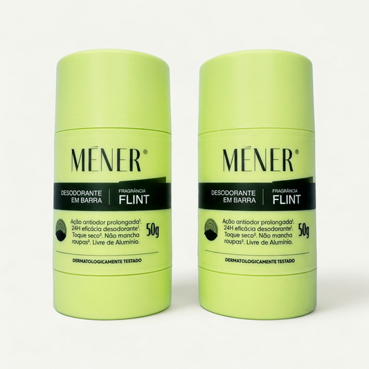 Dupla MÉNER com dois desodorantes FLINT de 50 g