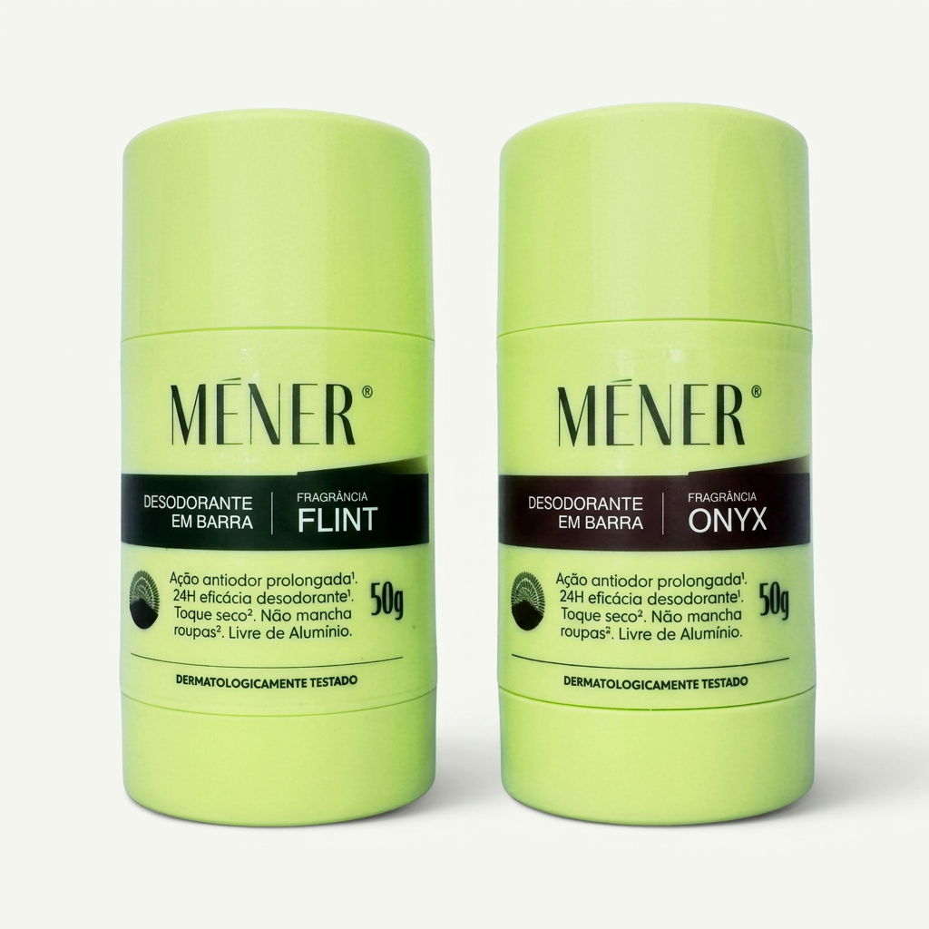 Dupla MÉNER com um desodorante FLINT e um ONYX de 50 g