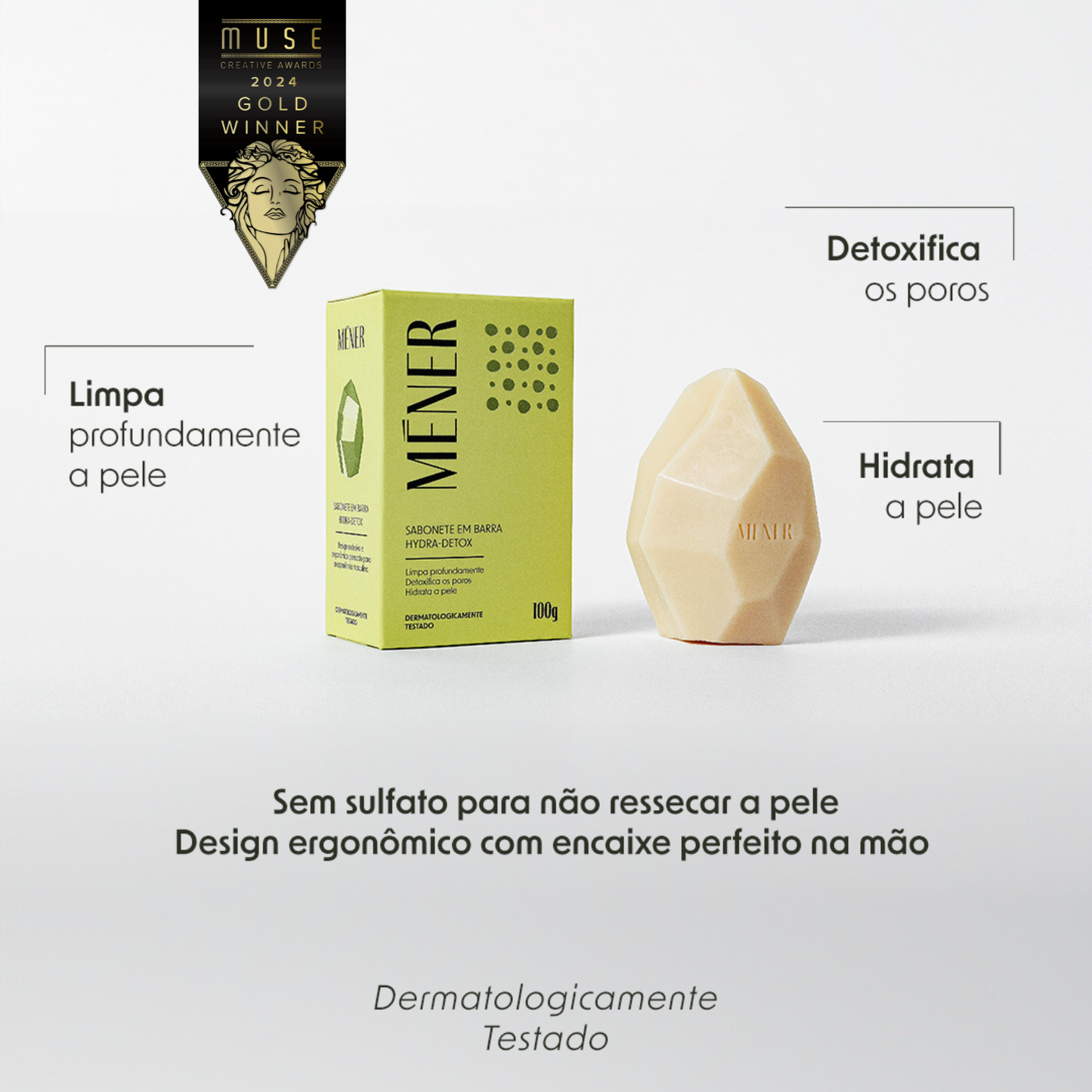 Sabonete em Barra MÉNER Hydra-Detox - 100g