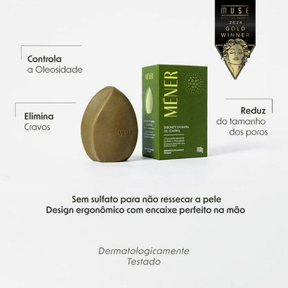 Sabonete Em Barra MÉNER Oil Control - 100g
